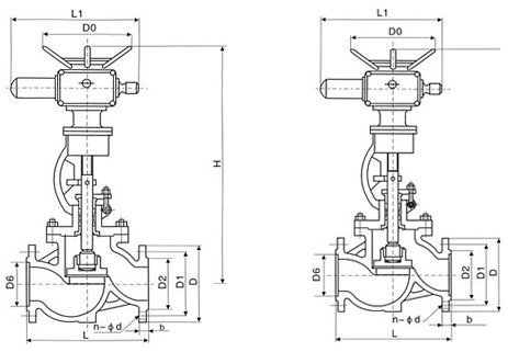電動截止閥j941h-16c dn350(型號說明書)