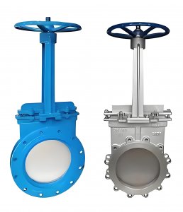 刀型閘閥 PZ73X—10R  DN100 PN10（配反法蘭、