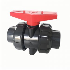 帶平臺的UPVC承插球閥，可加裝電氣動執(zhí)行